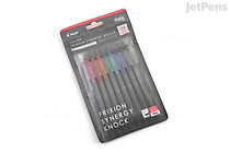 Pilot FriXion Synergy Knock Gel Pen - 0.4 mm - 8 Color Set - PILOT LFSK-14-8C Pilot FriXion Synergy Knock Gel Pen - 0.4 mm - 8 Color Set - PILOT LFSK-14-8C