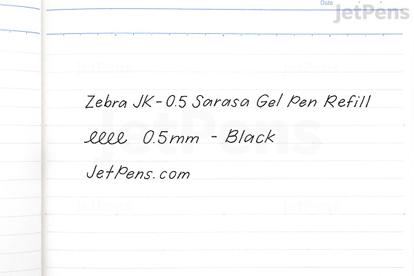 Zebra Pitan Gel Pen with Magnet Holder - 0.5 mm - White Body | JetPens