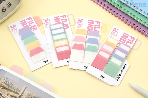 Cluster Japan Pitta Film Index Tab Sticky Notes - FI-13 | JetPens