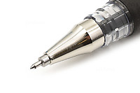 Needle-Point Tip: Needle-point tips look like cylinders and are precise but delicate. They’re ideal for use with rulers since the slim tips don’t block the paper beneath.