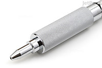 Knurling: Textured crosshatching on the grip section of a drafting or mechanical pencil. It prevents the pencil from slipping as you write or sketch. All Rotring Drafting Pencils have knurled grips.