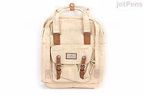 Jetpen Backpack Doughnut Macaroon Large Backpack - Organic Cotton - Beige | JetPens
