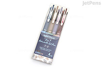 Writech Dual Color Multi Pen - 0.5 mm - 4 Vintage & Black Color Set - WRITECH W608-1-4PKVB Writech Dual Color Multi Pen - 0.5 mm - 4 Vintage & Black Color Set - WRITECH W608-1-4PKVB