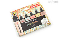 Stabilo Boss Original Highlighter - NatureCOLORS - 6 Color Set - STABILO 70-6-2-2 Stabilo Boss Original Highlighter - NatureCOLORS - 6 Color Set - STABILO 70-6-2-2