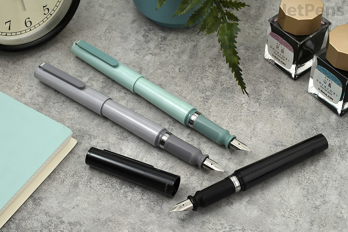 Sailor Compass TUZU Adjust Fountain Pens feature adjustable grip sections.