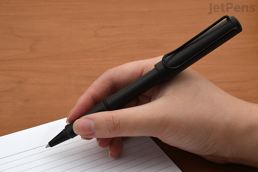 The LAMY Safari Rollerball Pen is made of durable ABS plastic that’s practically indestructible.