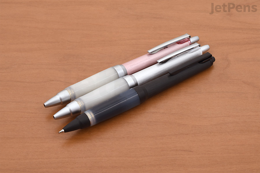 The Uni Jetstream Alpha Gel Grip Ballpoint Pen provides the most comfortable writing experience.