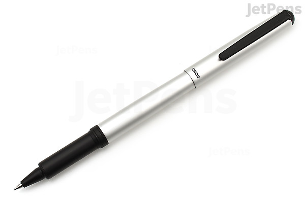 OHTO CR02 Ceramic Rollerball Pen - 0.5 mm - Matte Silver | JetPens