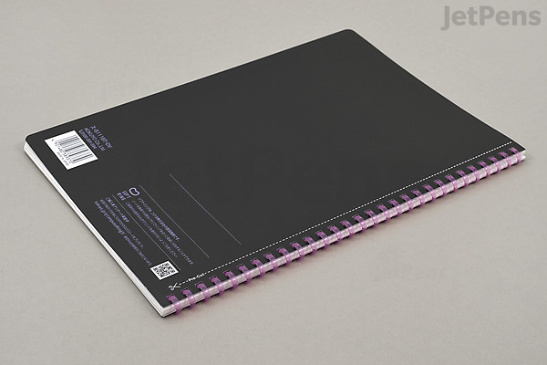 Color Coding Soft Ring Notebook KOKUYO Campus Soft Ring Notebook - Semi B5 - Dotted 6 mm Rule - Black ...