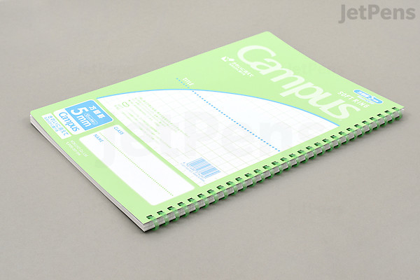 Color Coding Soft Ring Notebook KOKUYO Campus Soft Ring Notebook - Semi B5 - 5 mm Graph / 10 mm Square ...