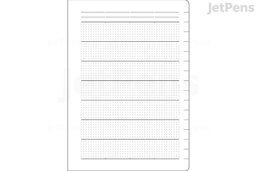 NOLTY Kukuru Binder Notebook 2 Week Memo Loose Leaf Paper Format