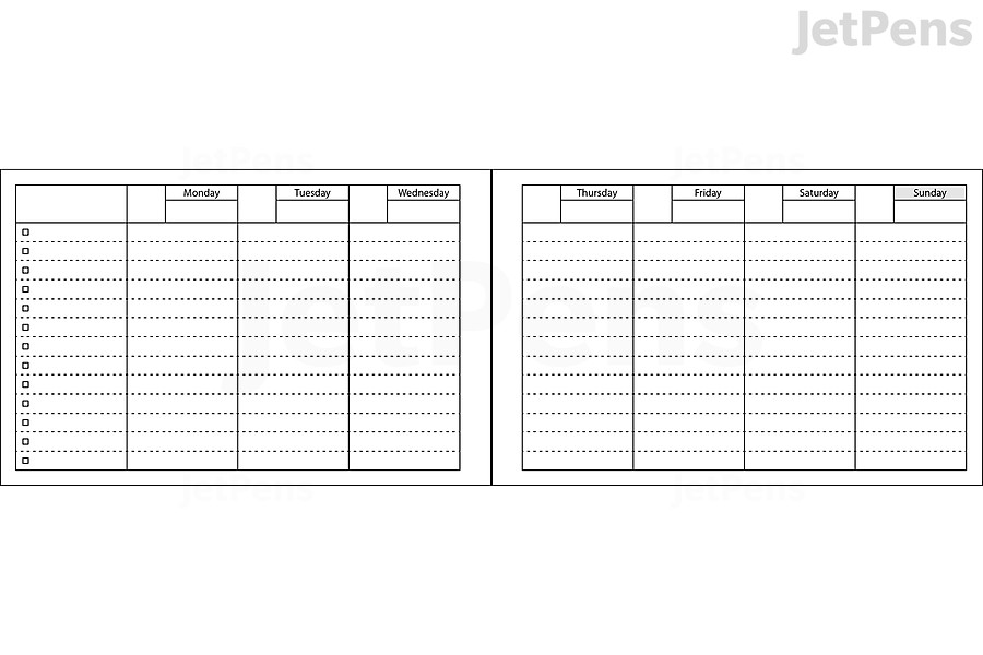 Mark’s Dayfree Weekly Schedule Planner Format
