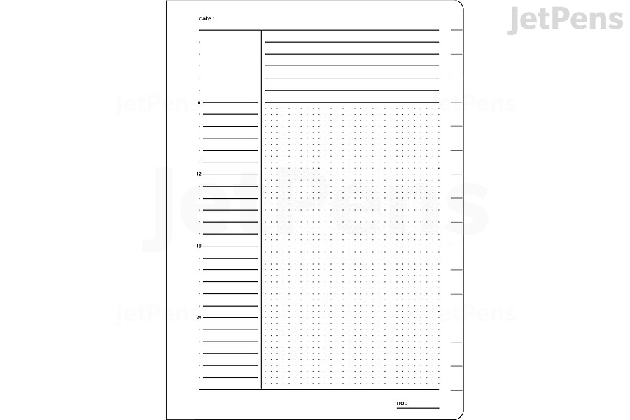 NOLTY Kukuru Binder Notebook Daily Log Loose Leaf Paper Format