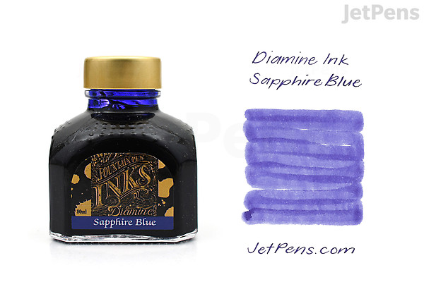 Blue Diamine Deep Dark Purple Diamine Sapphire Blue Ink 80 Ml