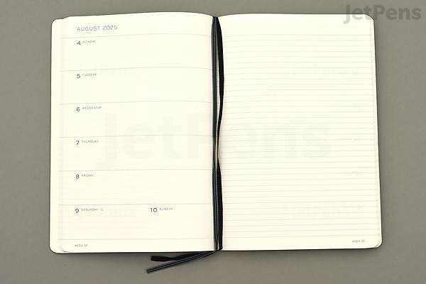 Leuchtturm1917 Softcover Weekly Planner with Notebook - 2025 - Ruled ...