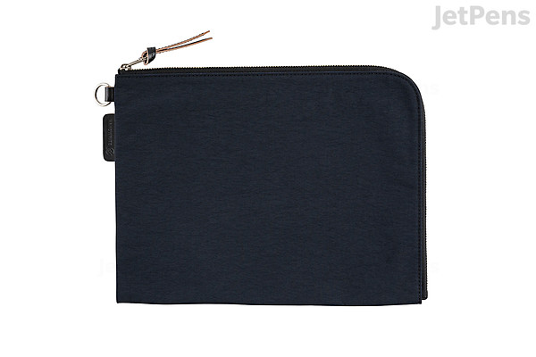 Hobonichi Accessory - Tragen Flat Pouch - A5 - Black | JetPens