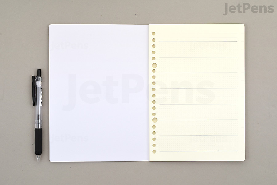 NOLTY Kukuru Binder Notebook 2 Week Memo Loose Leaf Paper size.