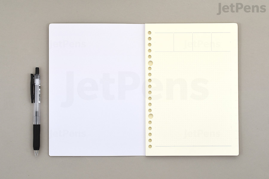 NOLTY Kukuru Binder Notebook Weekly Log Loose Leaf Paper size.