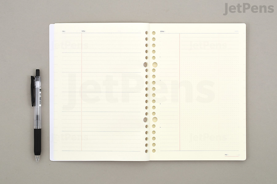 NOLTY Kukuru Binder Notebook Daily Log Loose Leaf Paper size.