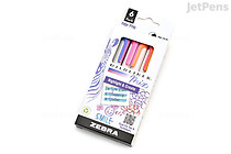 Zebra Mildliner Mix Single-Ended Highlighter - Mild 6 Color Set - ZEBRA 77706 Zebra Mildliner Mix Single-Ended Highlighter - Mild 6 Color Set - ZEBRA 77706