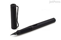 LAMY safari Fountain Pen - Steel Black - Extra Fine - LAMY L0E2SBKEF LAMY safari Fountain Pen - Steel Black - Extra Fine - LAMY L0E2SBKEF