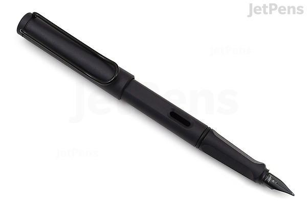 LAMY safari Fountain Pen - Steel Black - Left-Handed - LAMY L0E2SBKLH LAMY safari Fountain Pen - Steel Black - Left-Handed - LAMY L0E2SBKLH
