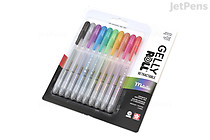 Sakura Gelly Roll Metallic Retractable Gel Pen - Medium - 0.8 mm - 10 Color Set - SAKURA 50619 Sakura Gelly Roll Metallic Retractable Gel Pen - Medium - 0.8 mm - 10 Color Set - SAKURA 50619