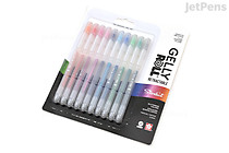 Sakura Gelly Roll Stardust Retractable Gel Pen - Medium - 0.8 mm - 10 Color Set - SAKURA 50620 Sakura Gelly Roll Stardust Retractable Gel Pen - Medium - 0.8 mm - 10 Color Set - SAKURA 50620