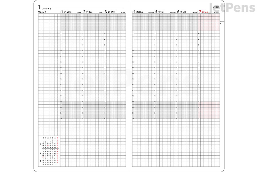 NOLTY 6501 Listy 1 Weekly Planner Format