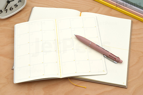 Journal Log Notes Sunny Log Note Journal - A5 with B6 Mini - Pale Iris | JetPens