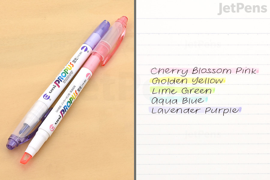 The Uni Propus Window Soft Color Double-Sided Highlighter is our favorite for printed documents.
