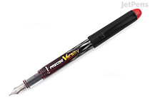 Pilot Precise Varsity Disposable Fountain Pen - Red - Medium - PILOT SV4B-RED-BC Pilot Precise Varsity Disposable Fountain Pen - Red - Medium - PILOT SV4B-RED-BC