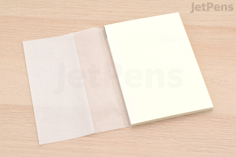Most MD Notebooks come with book jackets made of glassine paper.