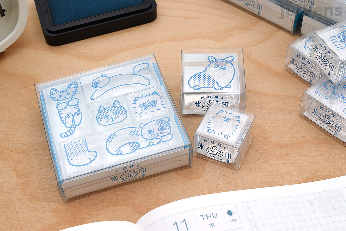 King Jim Kori Jirushi Clear Stamps look just like ice cubes.
