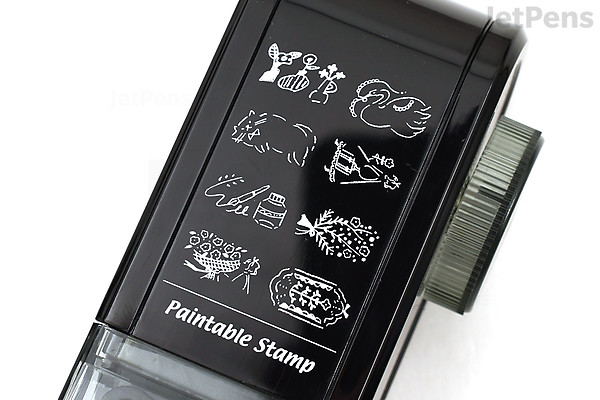 Midori Paintable Rotating Stamp - Self-Inking - Antique | JetPens