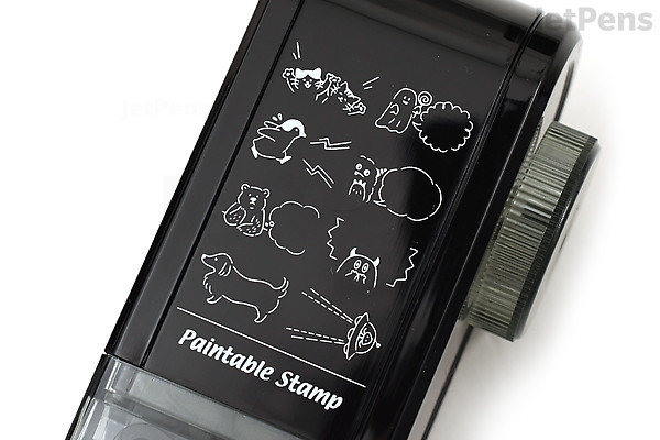Midori Paintable Rotating Stamp - Self-Inking - Speech Bubble | JetPens