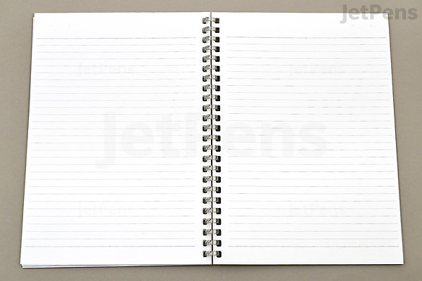 Lihit Lab Open Ring Notebook - A5 - 6 mm Rule - Brown | JetPens