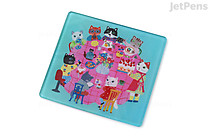 Sanby x Yumi Kitagishi Stamp Mat - Cats' Supper - SANBY KTGS-MT-01 Sanby x Yumi Kitagishi Stamp Mat - Cats' Supper - SANBY KTGS-MT-01