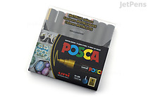Uni Posca Paint Marker PC-5M - Medium Point - Metallic Colors - 8 Color Set - UNI PC5M8C METALSET US Uni Posca Paint Marker PC-5M - Medium Point - Metallic Colors - 8 Color Set - UNI PC5M8C METALSET US