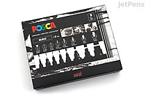 Uni Posca Paint Marker Sets - Assorted Sizes - Black - 8 Pen Set - UNI PCMIX8P BLK US Uni Posca Paint Marker Sets - Assorted Sizes - Black - 8 Pen Set - UNI PCMIX8P BLK US