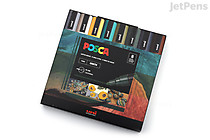 Uni Posca Paint Marker PC-5M - Medium Point - Earth Tones - 8 Color Set - UNI PC5M8CEARTHTONE US Uni Posca Paint Marker PC-5M - Medium Point - Earth Tones - 8 Color Set - UNI PC5M8CEARTHTONE US