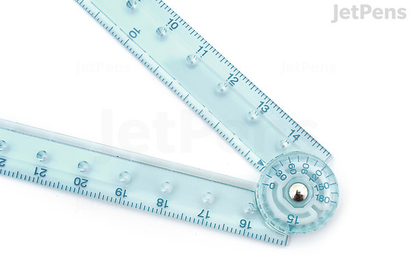 Multi Point Ruler Midori Multi Ruler - 30 cm - Blue | JetPens