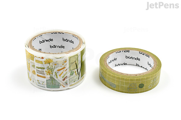 Bande Washi Tape Sticker Roll - Hinagiku Stationery - Set of 2 | JetPens