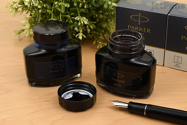 Parker Quink Ink Fountain Pen Ink Holder Quink Blue Ink Bottle