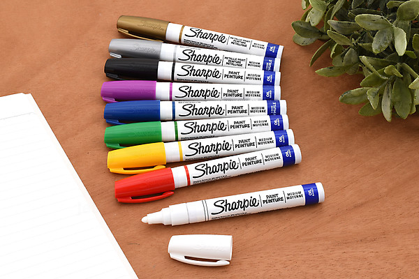 Paper White Sharpie Markers Sharpie Oil-Based Paint Marker