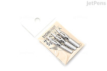 Tachikawa Dip Pen Nib - Spoon - Chrome Plated - Pack of 3 - TACHIKAWA 600 C-3 Tachikawa Dip Pen Nib - Spoon - Chrome Plated - Pack of 3 - TACHIKAWA 600 C-3
