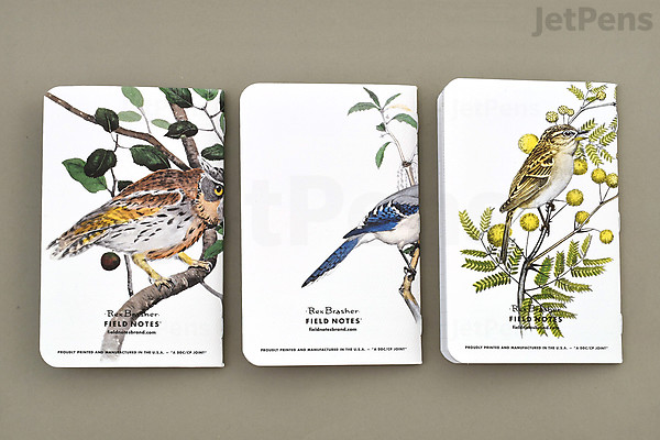 Field Notes For Birds Examples Field Notes Birds and Trees of North America Memo Books - Pack A - 3.5 ...