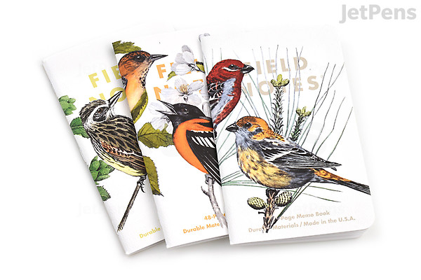 Field Notes For Birds Examples Field Notes Birds and Trees of North America Memo Books - Pack B - 3.5 ...