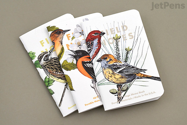 Field Notebook Examples Botany Field Notes Birds and Trees of North America Memo Books - Pack B - 3.5 ...