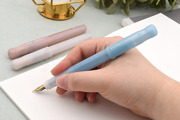 Pilot Kakuno Fountain Pen - Madoromi Series - Light Blue - Medium - PILOT P-FKA-1-MDLBM Pilot Kakuno Fountain Pen - Madoromi Series - Light Blue - Medium - PILOT P-FKA-1-MDLBM